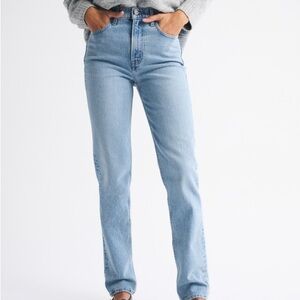 Abercrombie & Fitch Light Blue Straight Leg Jeans